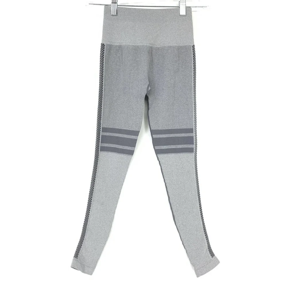 Bombshell Sportswear Women's Size XS Pro Seamless Leggings Gray - Picture 3 of 7